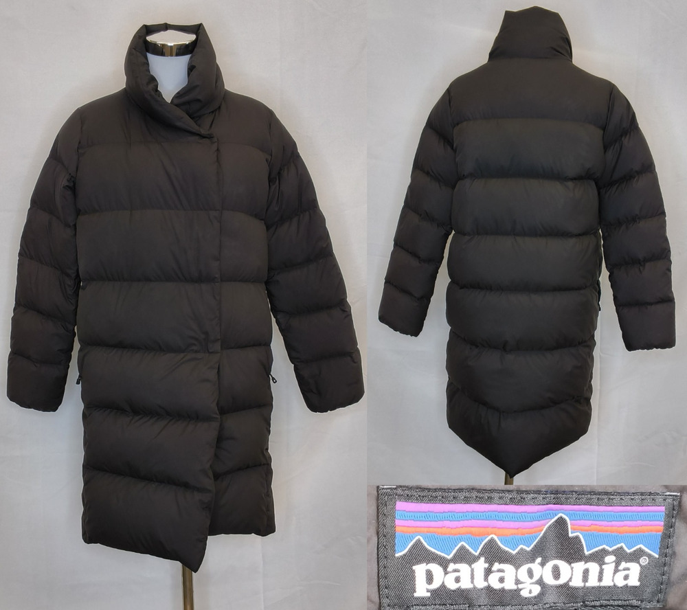 Patagonia Arctic Willow Down Parka Women's S Double Breasted Snap Close #W5668
